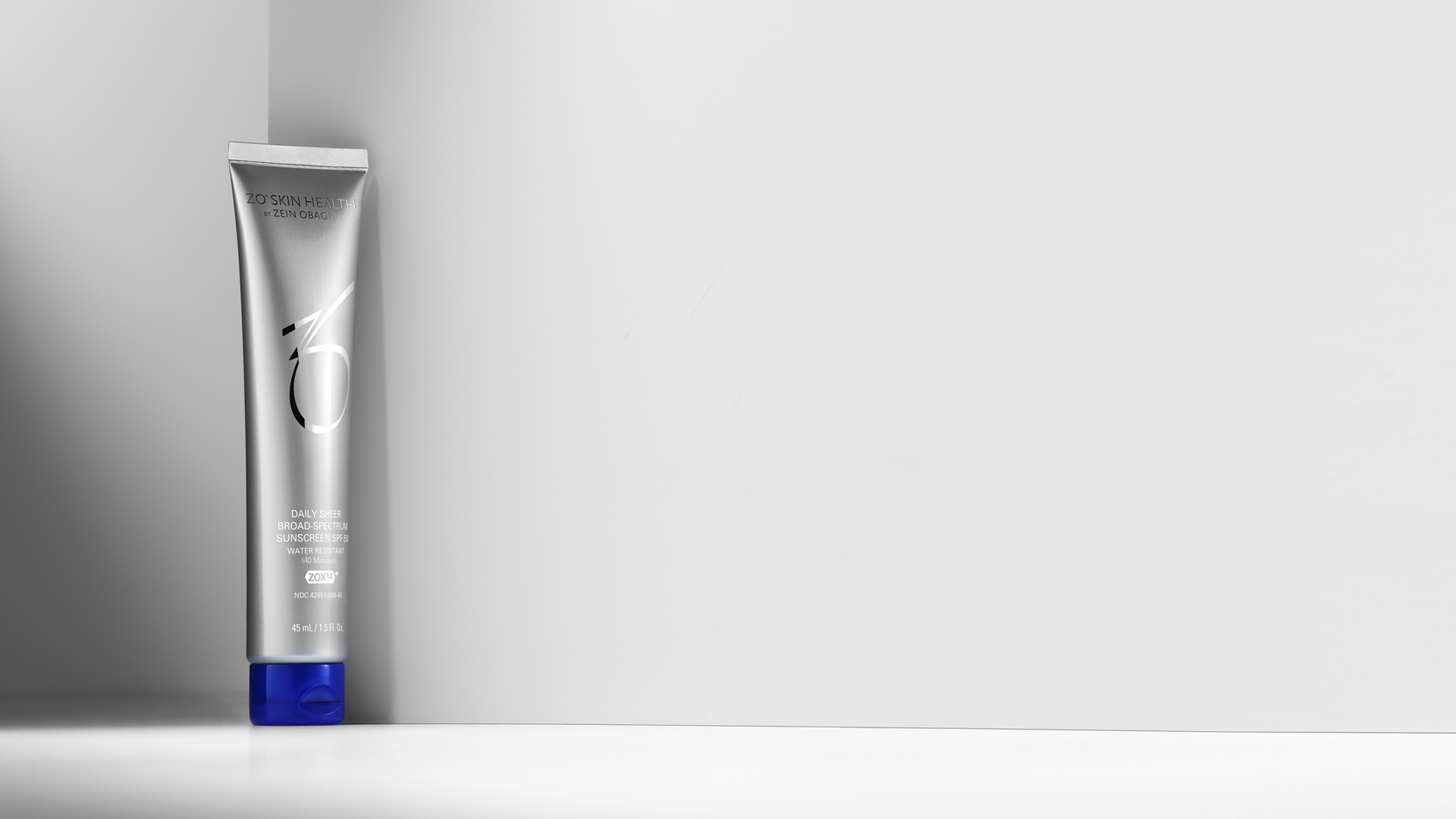 ZO Skin Health Daily Sheer Broad-Spectrum SPF 50 sunscreen styled product shot