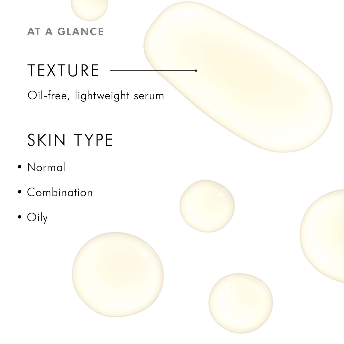 SkinCeuticals Phloretin CF serum texture swatch and recommended skin types