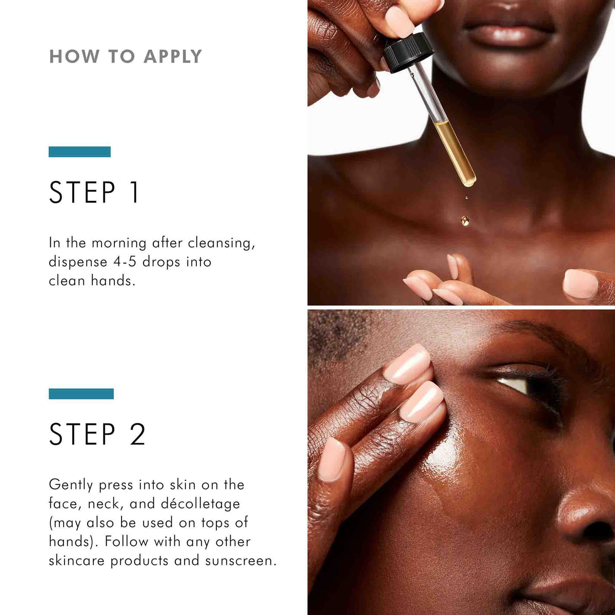 How to apply SkinCeuticals Phloretin CF serum to face, neck and chest