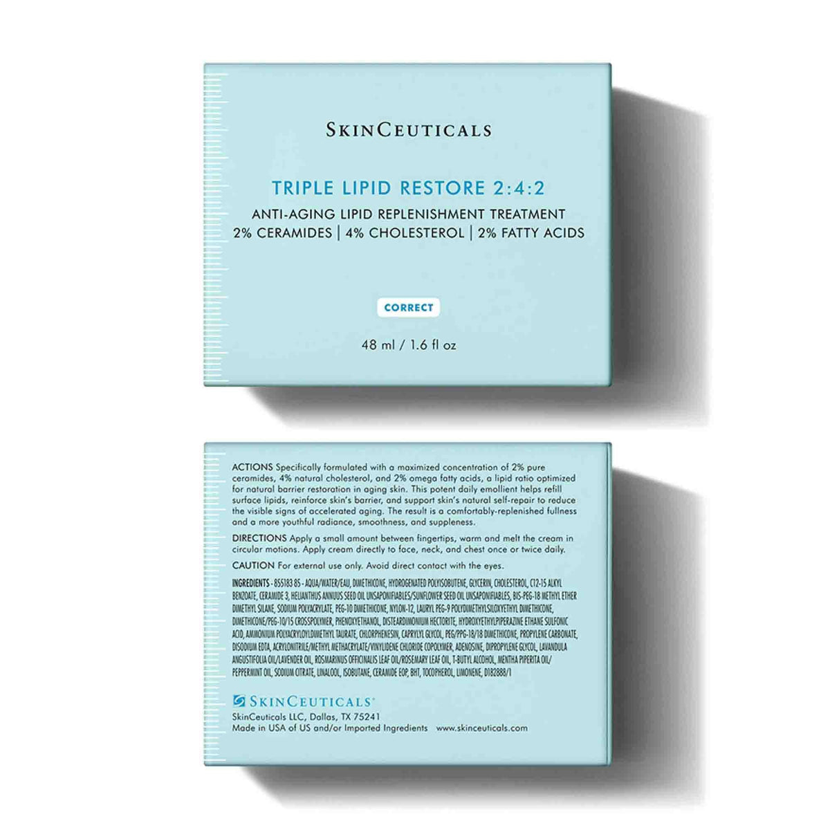 SkinCeuticals Triple Lipid Restore 2:4:2 outer carton packaging