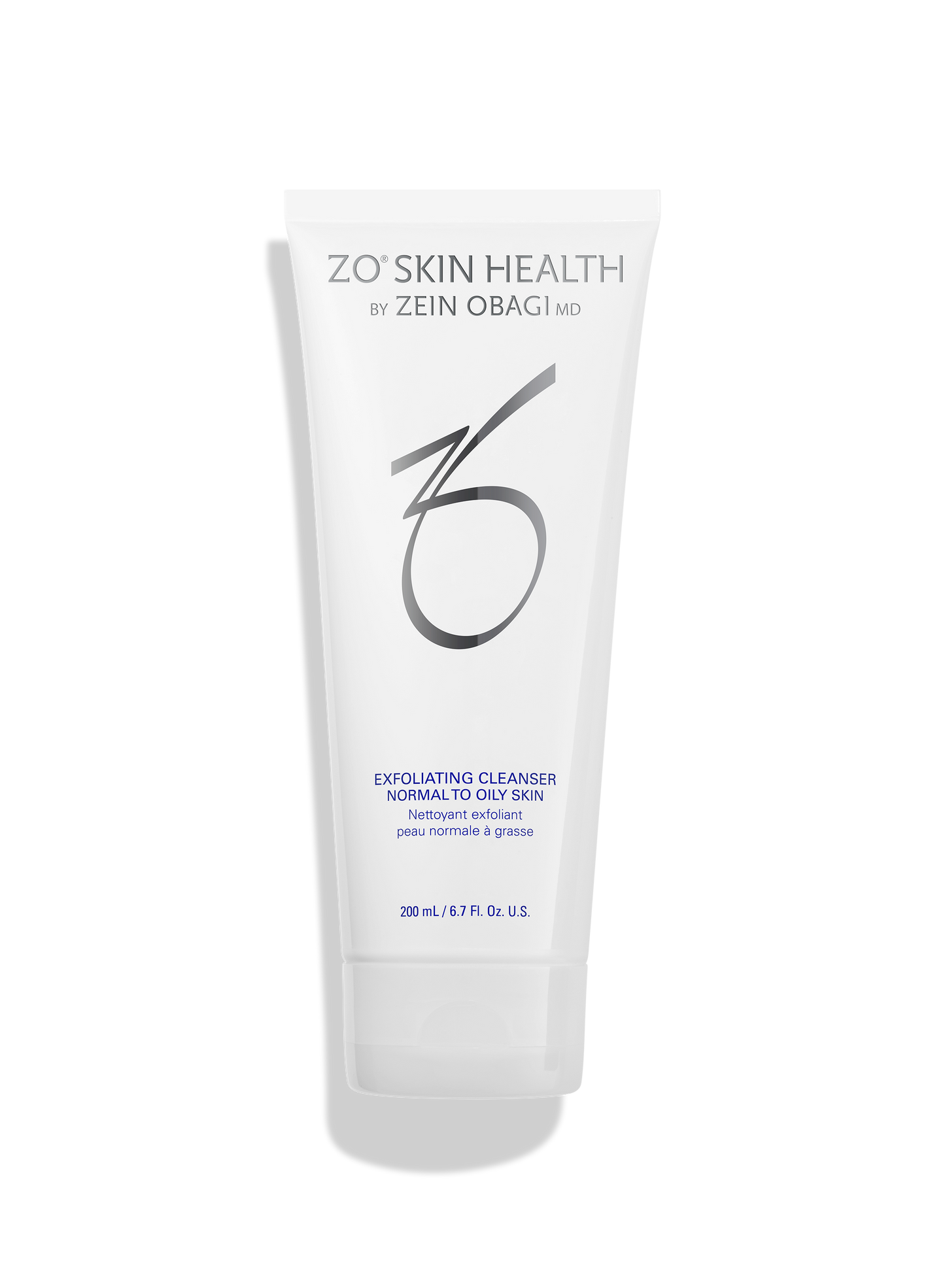 ZO Skin Health Exfoliating Cleanser 6.7 oz bottle, front product view