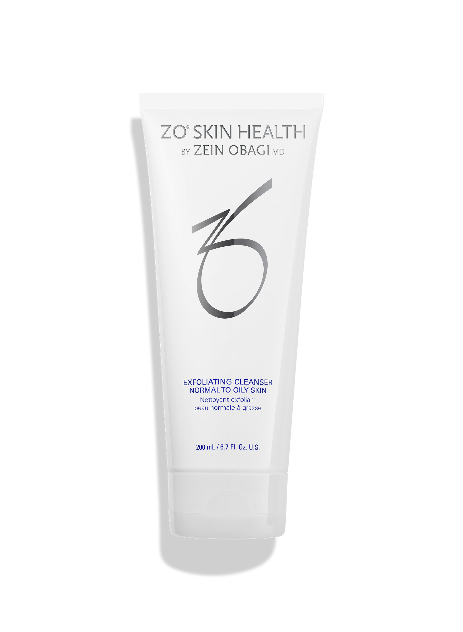 ZO Skin Health Exfoliating Cleanser 6.7 oz bottle, front product view
