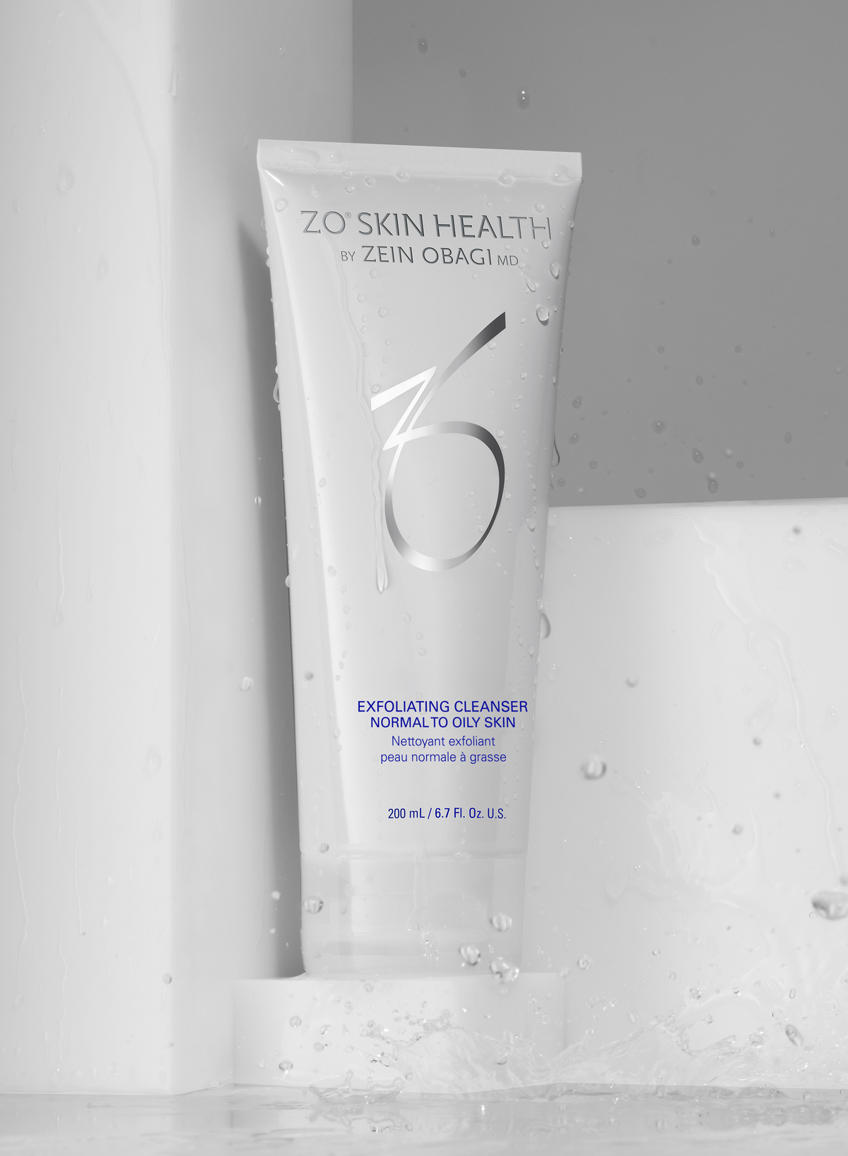 ZO Skin Health Exfoliating Cleanser styled product shot