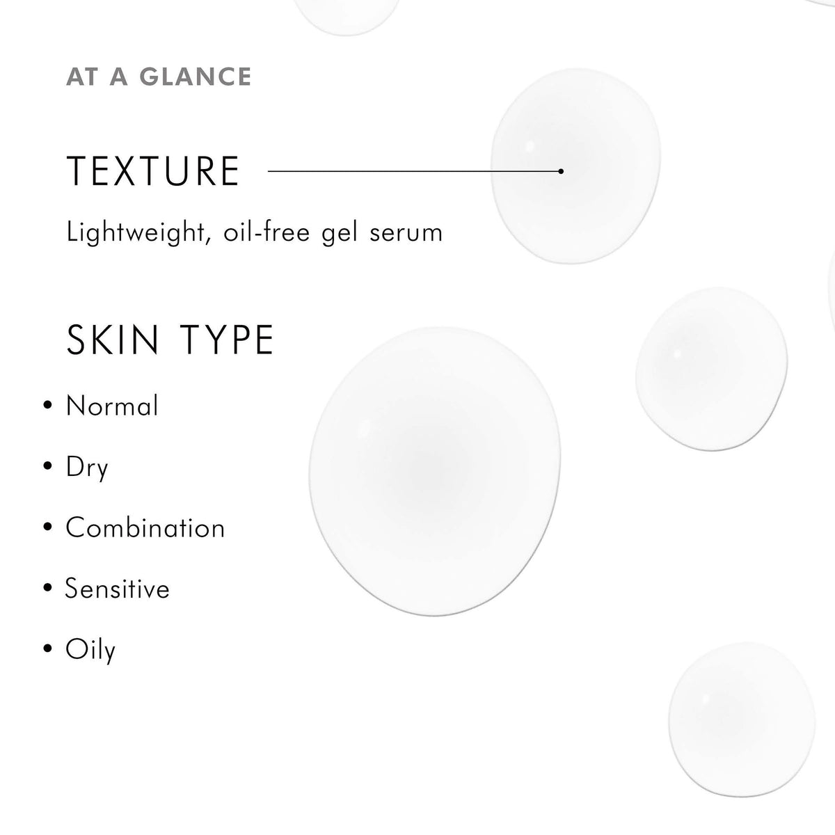 SkinCeuticals Hydrating B5 Gel oil-free gel serum texture swatch and recommended skin types