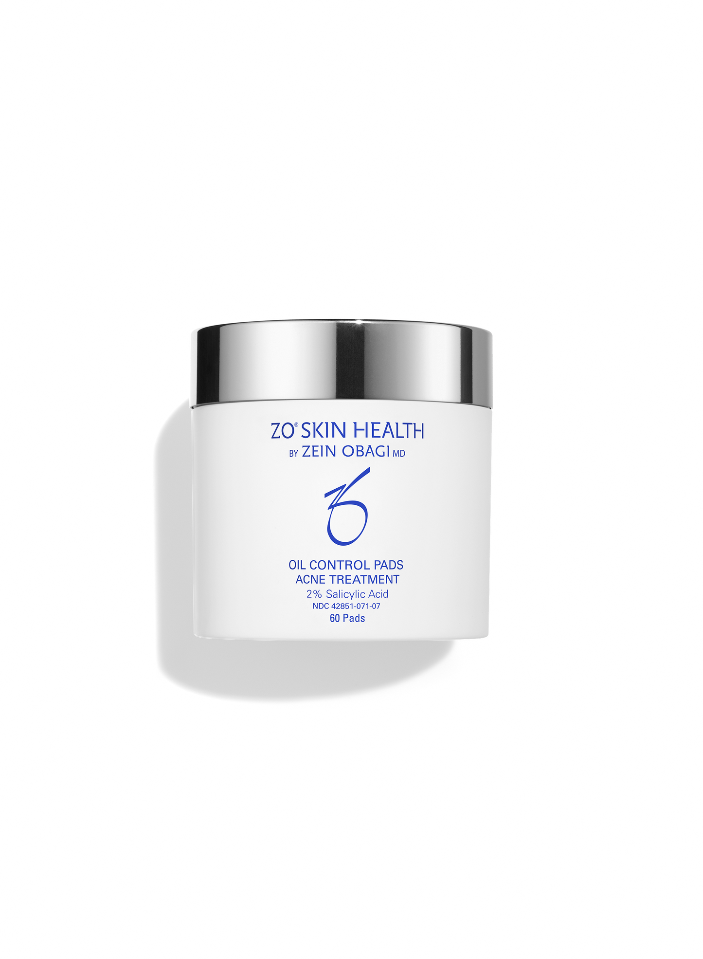 ZO Skin Health Oil Control Pads 60 count jar, front product view